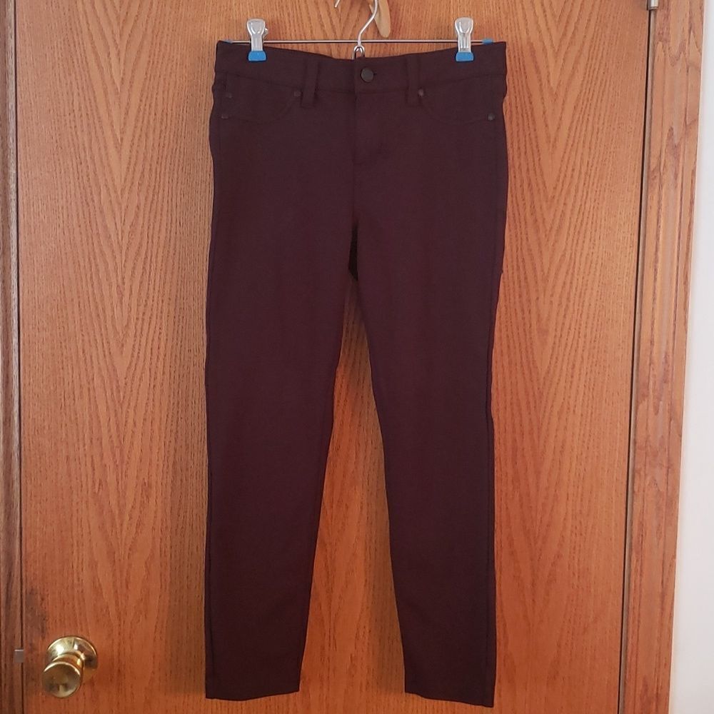 Dark Purple Liverpool Stretchy Jeans Pants Sz 2P